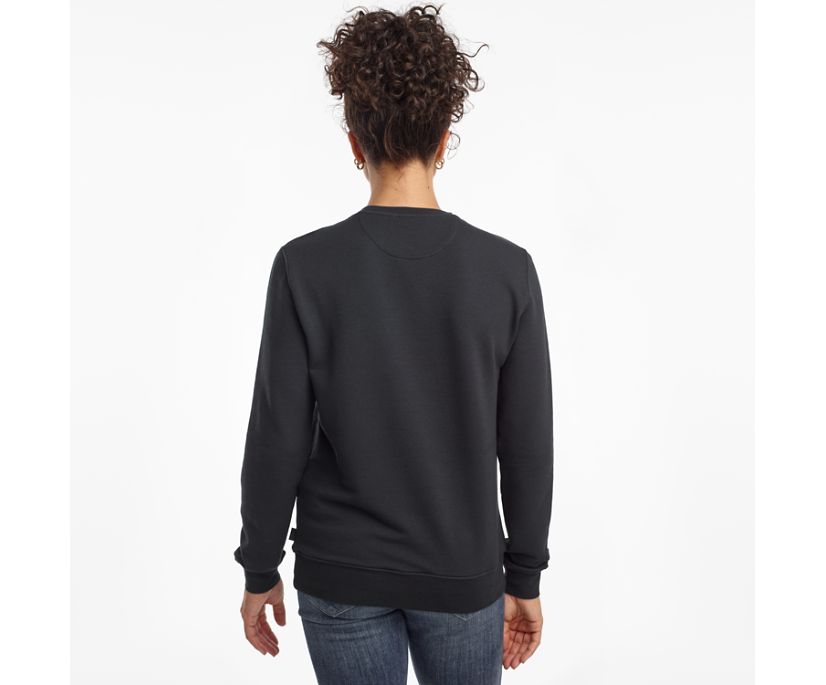 Saucony Rested Crewneck Skjorta Dam Svarta | Sverige 901AHK